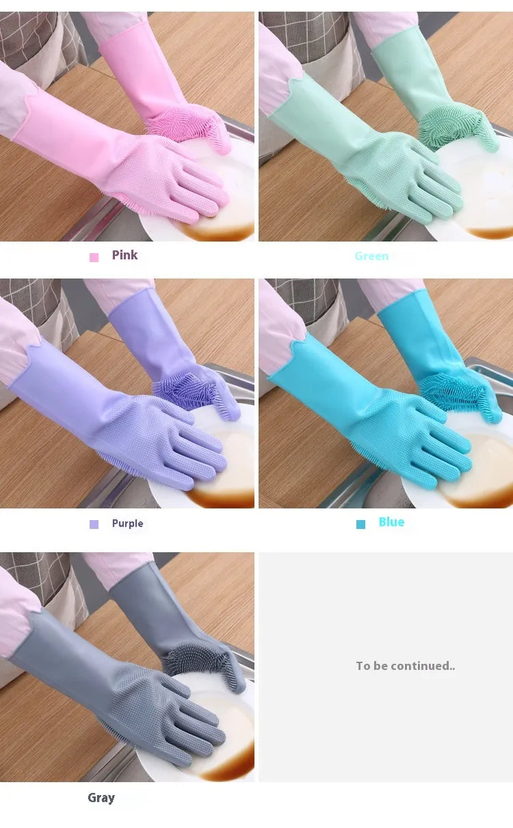 Silicone Dishwashing Magic Gloves