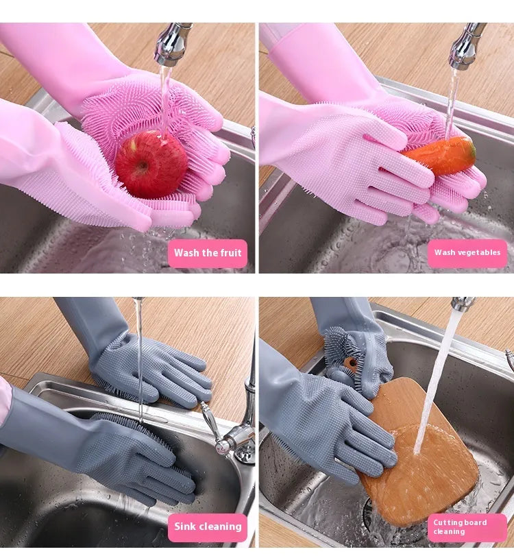 Silicone Dishwashing Magic Gloves